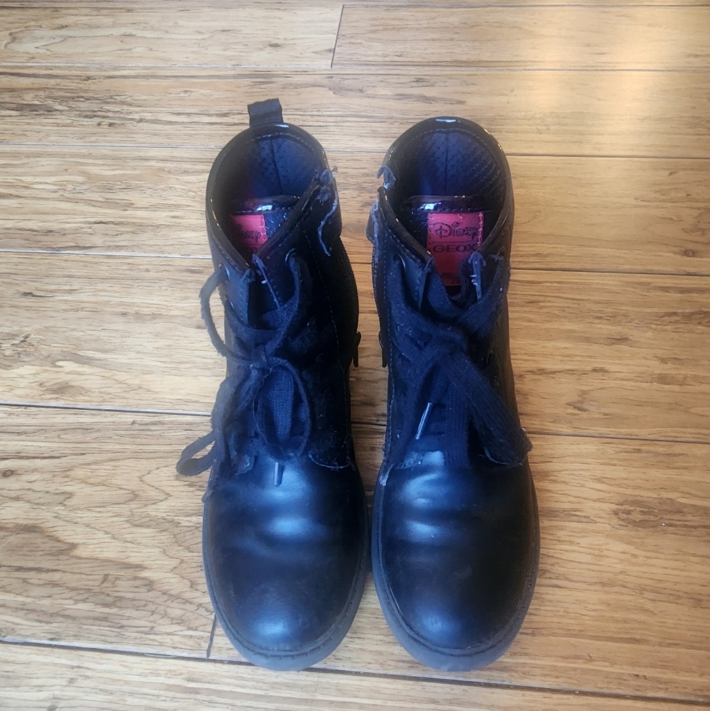 Geox J. Casey Ankle Boots Disney Minnie Mouse, Girls Size US 2/ EU 33
